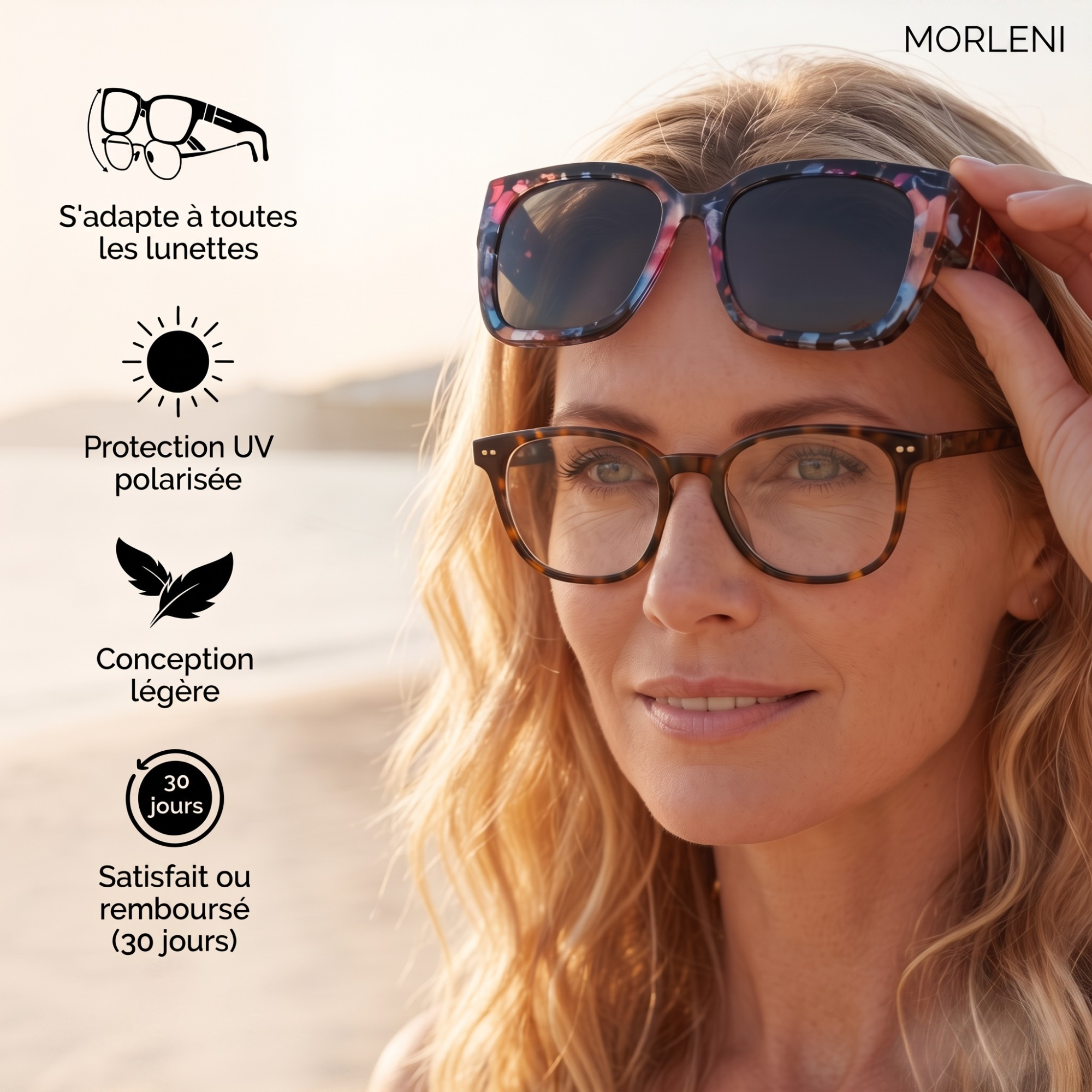 Women's Polarized Fit-Over Sunglasses