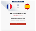 France-Espagne Sam. 14 Novembre 2026 Stade de France
