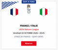 France-Italie Ven. 02 Octobre 2026 Stade de France